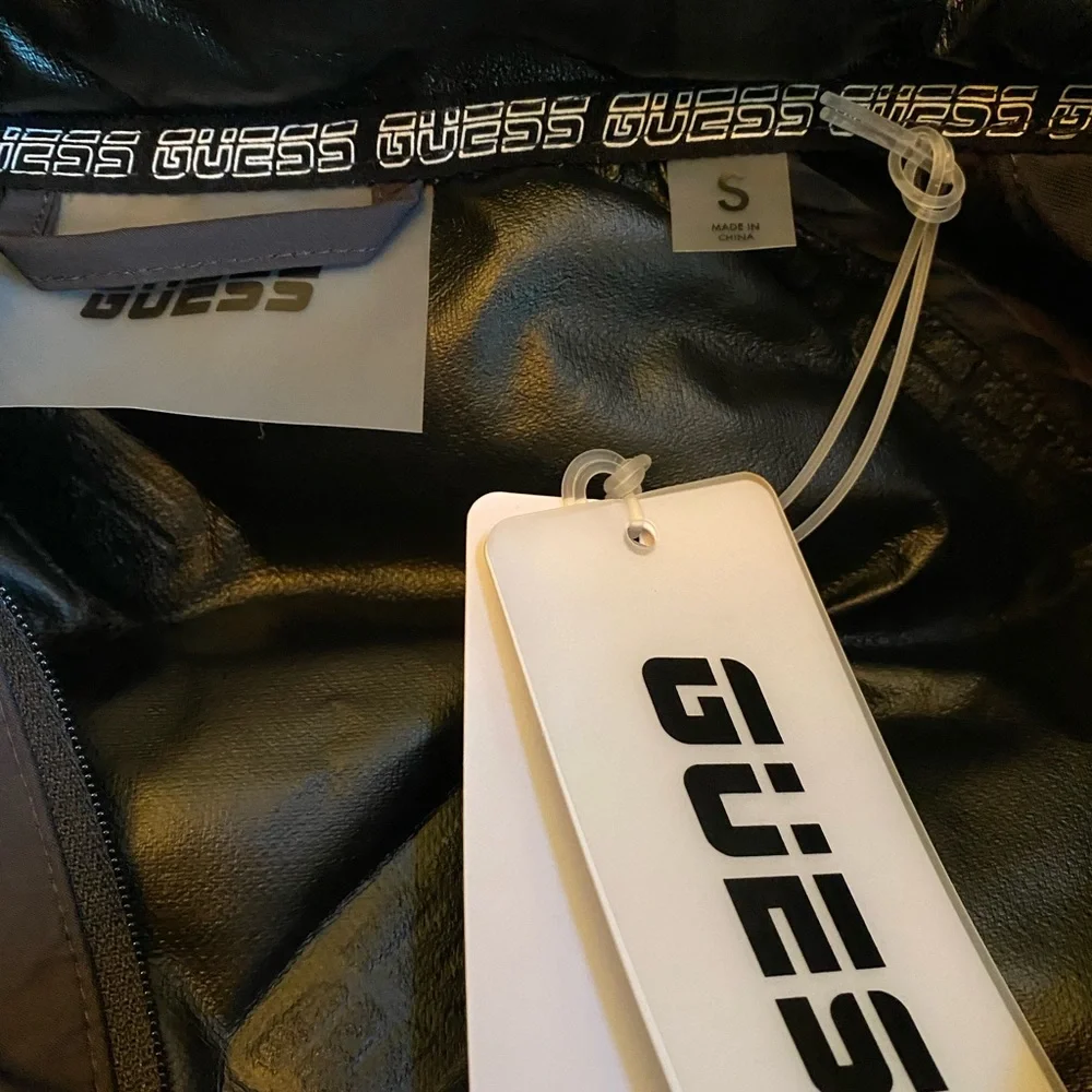 🔥GUESS jacket “Annie” size small Color, Blue Graphite Grey. Juniors - Picture 6 of 9